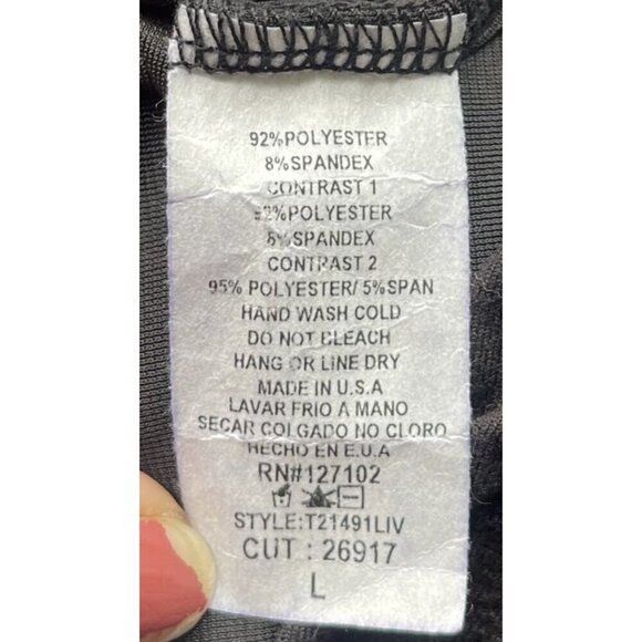 NWT Windsor Womens Bodysuit Size L Rhinestone Long Sleeve Sparkle Embellished - Picture 11 of 12